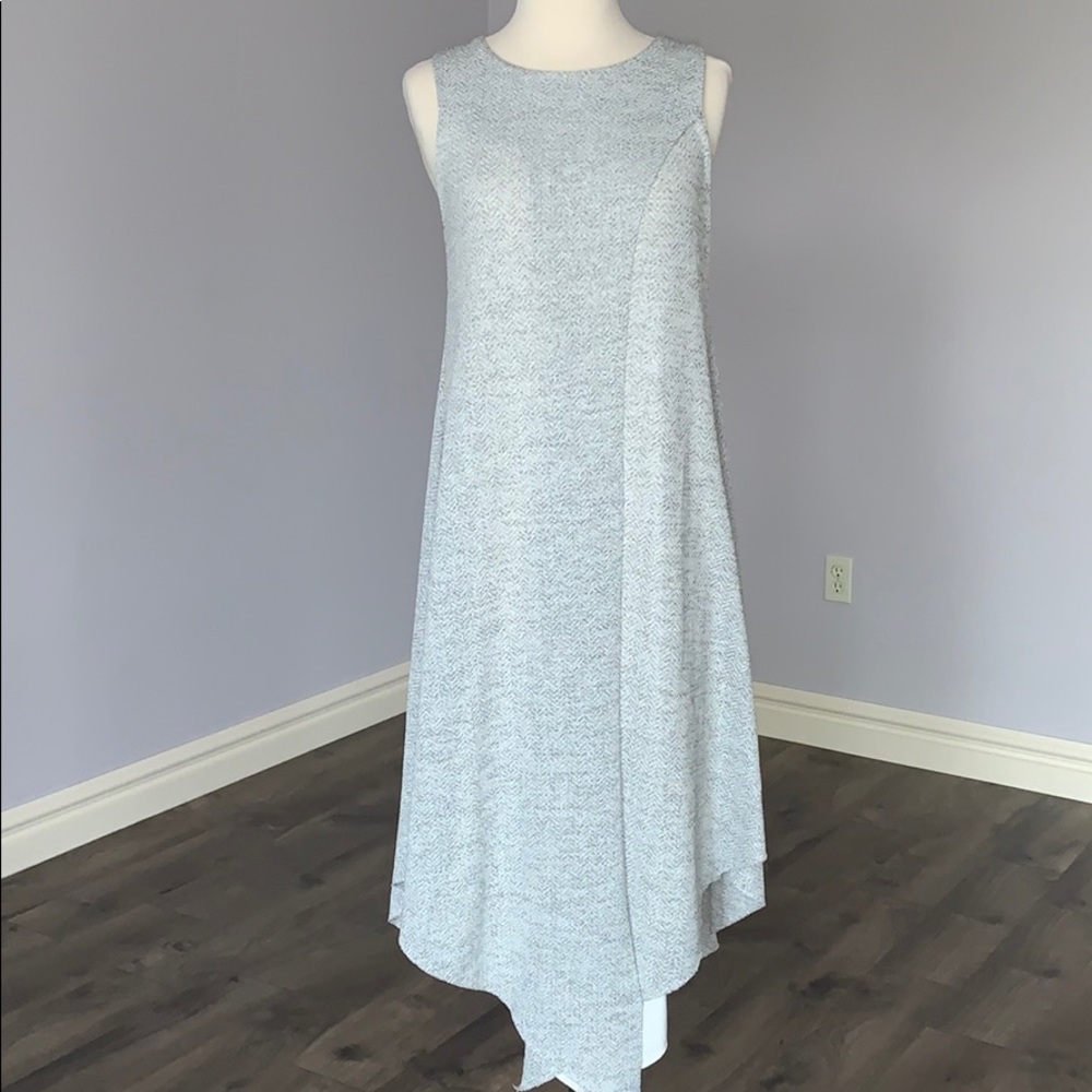 NWT Papillon Grey Layered Knit Dress $70 (S)
